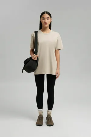 Футболка Finn Flare comfort fit из мерсеризованного хлопка, бежевый, арт. FBG11037