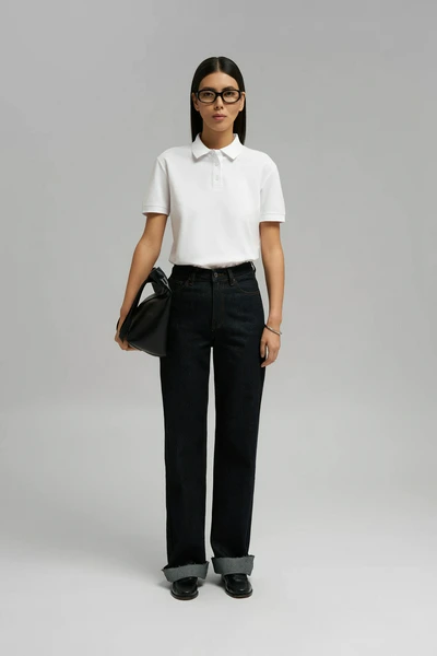 Поло Finn Flare regular fit, белый, арт. FBG11085