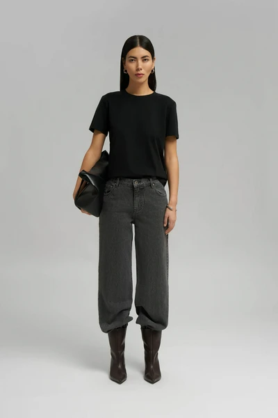 Футболка FINN FLARE regular fit, черный, арт. FBG11093