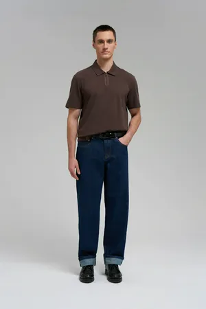 Поло Finn Flare Regular Fit, коричневый, арт. FBG21039