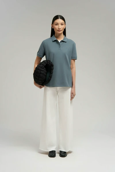 Поло FINN FLARE regular fit, голубой, арт. FBG11085
