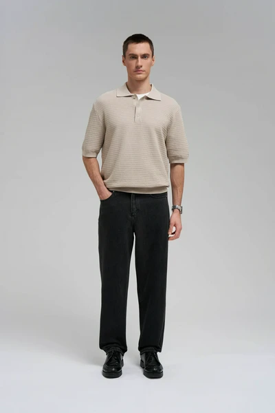 Джинсы Finn Flare baggy fit, серый, арт. FBG25001
