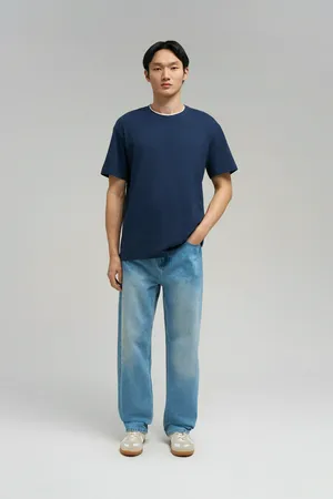 Футболка Finn Flare comfort fit, синий, арт. FBG21053
