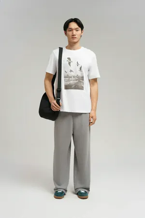 Футболка FINN FLARE regular fit, белый, арт. FBG21061