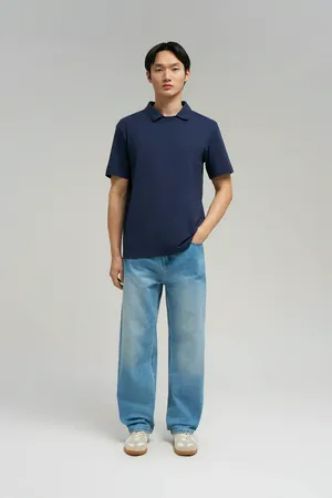 Мужская футболка FINN FLARE regular fit из джерси, синий, арт. FBG21058