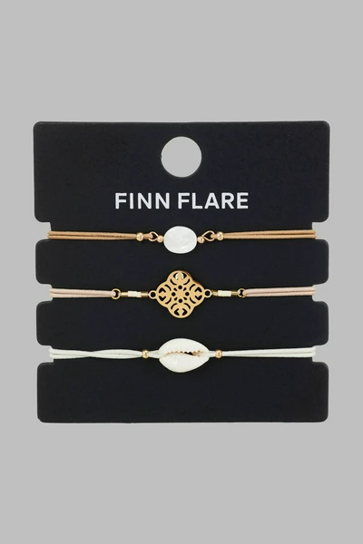 Браслет Finn Flare, серый, арт. FBG11931
