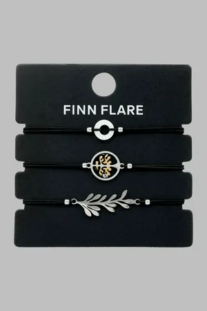 Браслет FINN FLARE женский, черный, арт. FBG11933