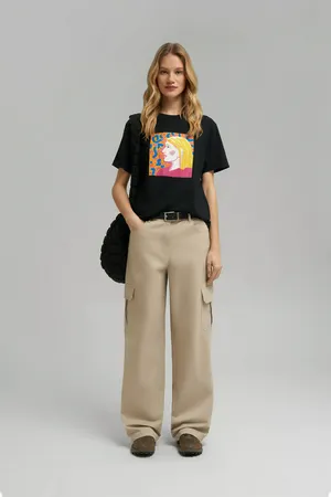 Футболка FINN FLARE comfort fit, черный, арт. FBF110113