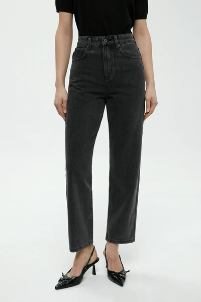 Джинсы FINN FLARE mom fit, серый, арт. FBF15013