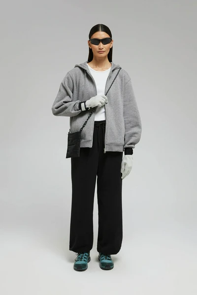 Трикотажные брюки loose fit FINN FLARE, черный, арт. FWF11068