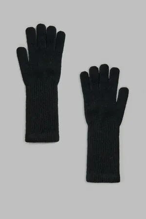 Перчатки FINN FLARE из шерсти, черный, арт. FAE111130