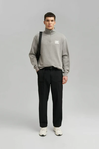 Брюки FINN FLARE из технологичной ткани, черный, арт. FBG21095