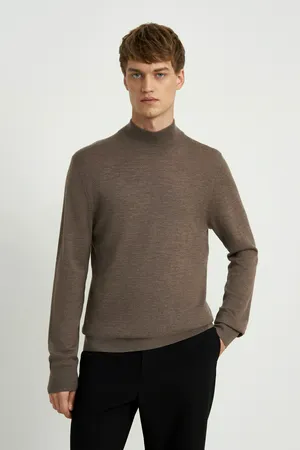 Водолазка FINN FLARE из шерсти, коричневый, арт. FWE21133