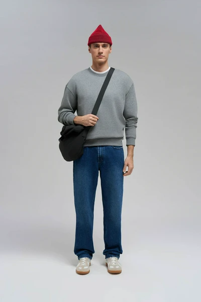 Джинсы FINN FLARE straight fit, синий, арт. FBF25001