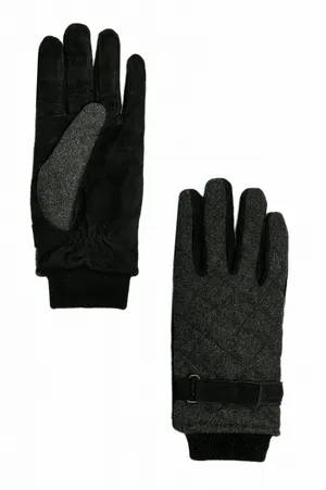 Перчатки мужские Finn Flare, черный, арт. W19-21301