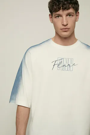 Футболка Finn Flare оверсайз, белый, арт. FSF21047