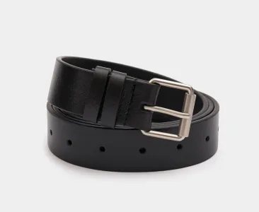 Ремень Askent из гладкой кожи, черный, арт. RM.92/110.CPM-BL