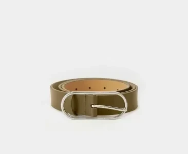 Ремень ASKENT с овальной пряжкой, коричневый, арт. R.95/105.VV1633-BRG
