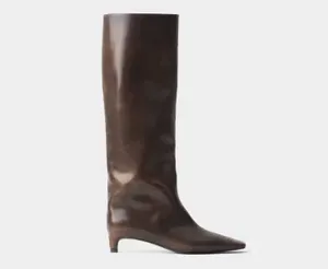 Сапоги ASKENT из натуральной кожи, коричневый, арт. НBT.8.smooth-BR/41