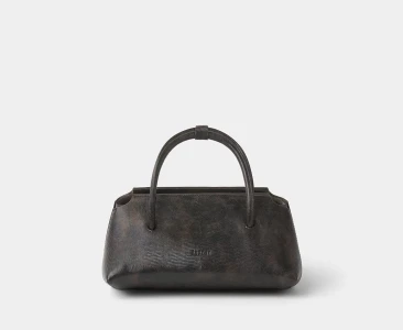 Сумка двойная Askent Лиана Мини, коричневый, арт. S.136.bs.IG-BR/BL