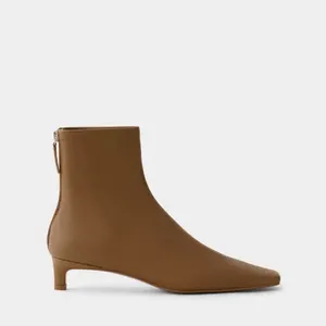 Ботильоны ASKENT из натуральной кожи, бежевый, арт. BTL.15.sheepskin-BG