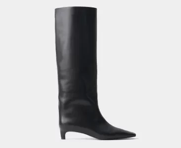 Сапоги Askent из гладкой кожи, черный, арт. НBT.8.smooth-BL/41
