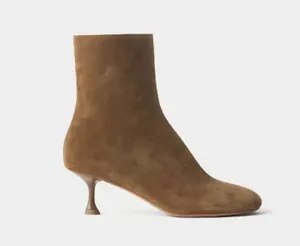 Ботильоны ASKENT из замши, коричневый, арт. BTL.6.suede-BG/37
