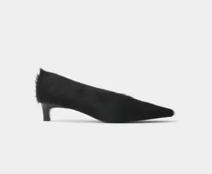 Туфли-лодочки Askent из меха, черный, арт. TF.1.hair-BL/41