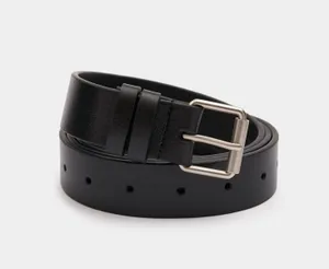 Ремень Askent из гладкой кожи, черный, арт. RM.92/125.CPM-BL